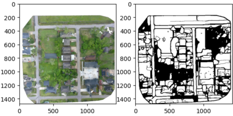 Automatic segmentation example