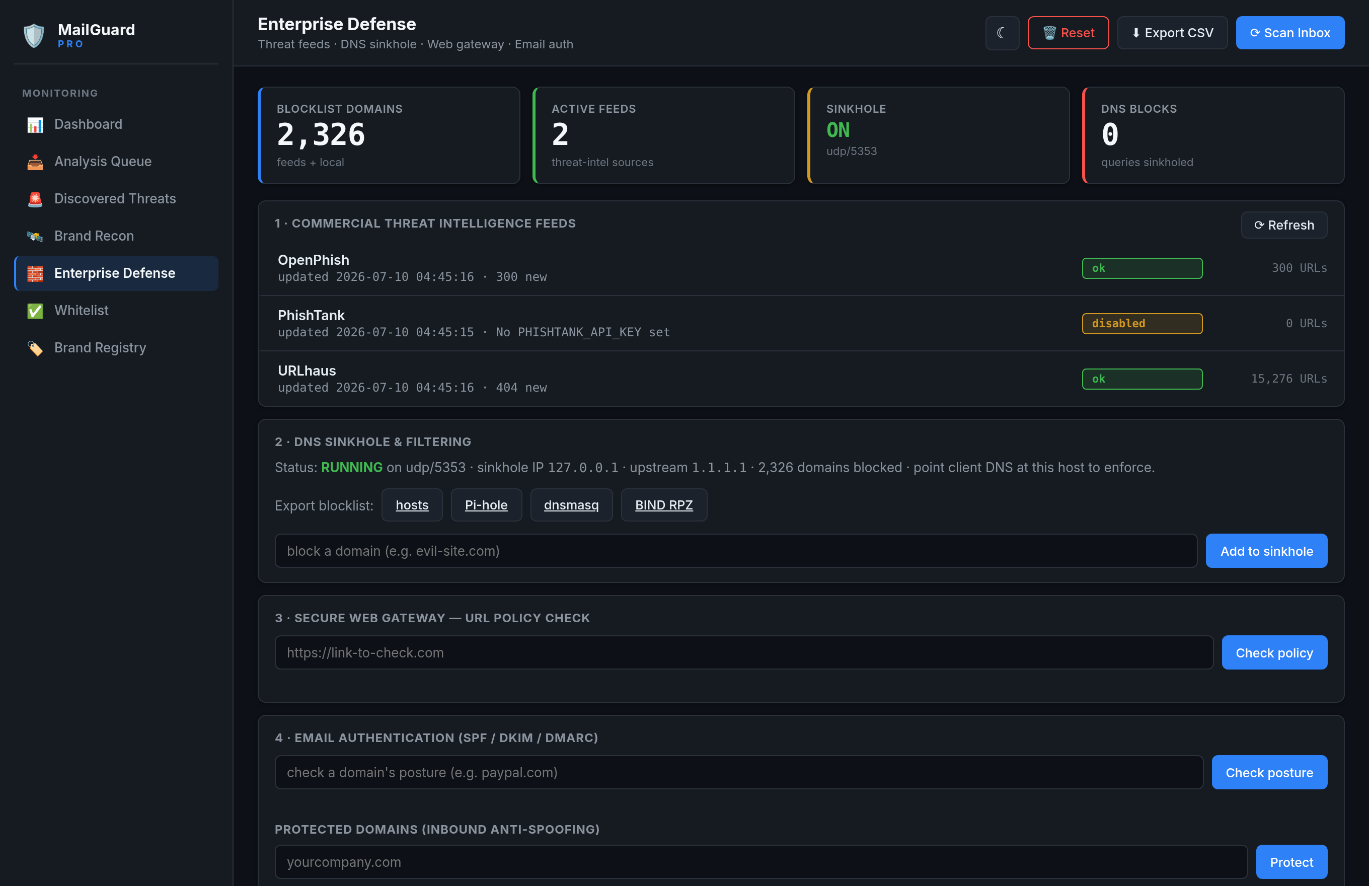 Enterprise Defense