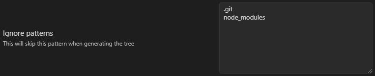 generate file tree pannel