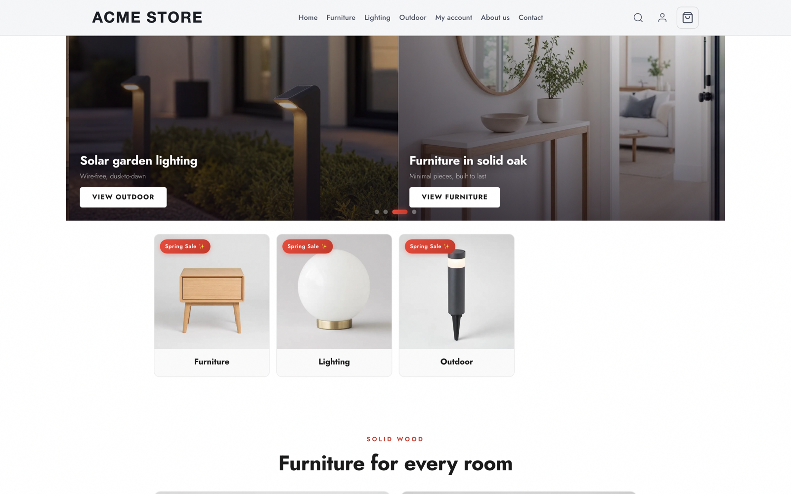 open-ecommerce 网站模板截图