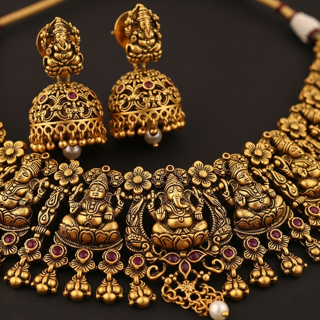 Temple Matte Jewelry