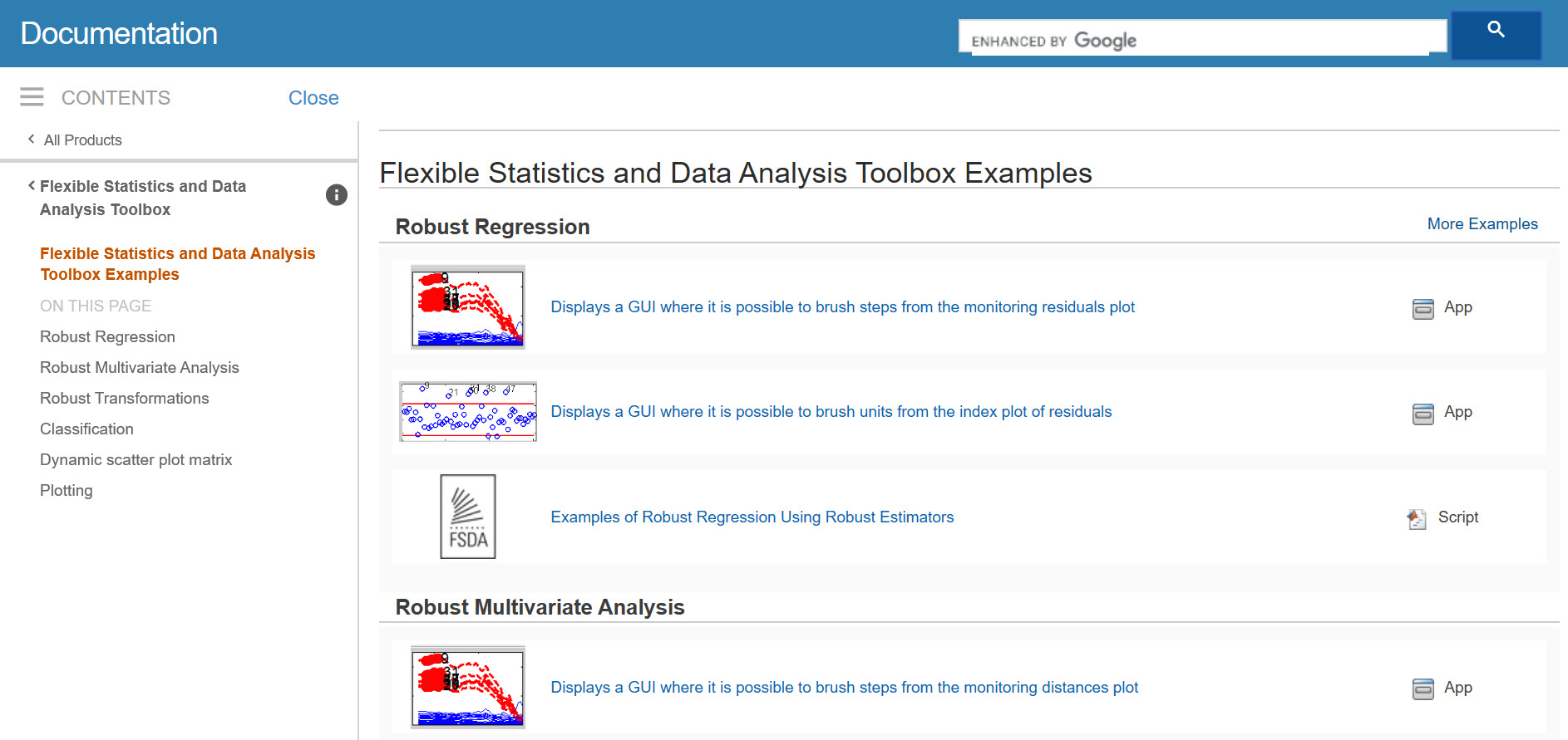 FSDA Examples