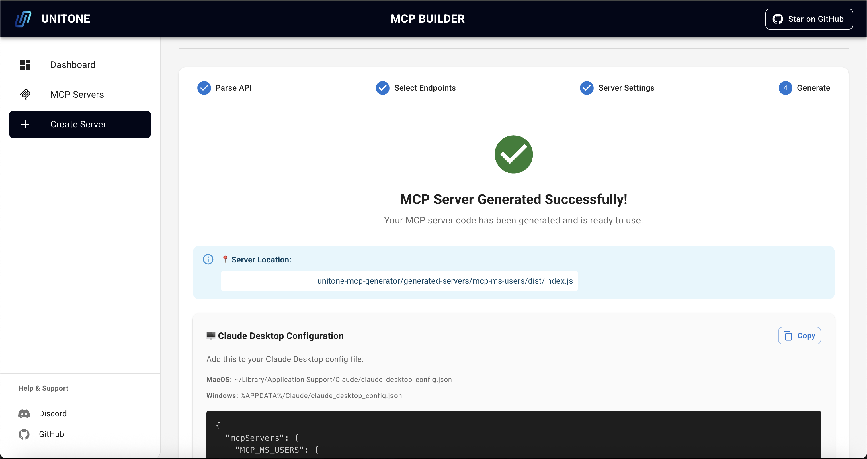 Server Generated