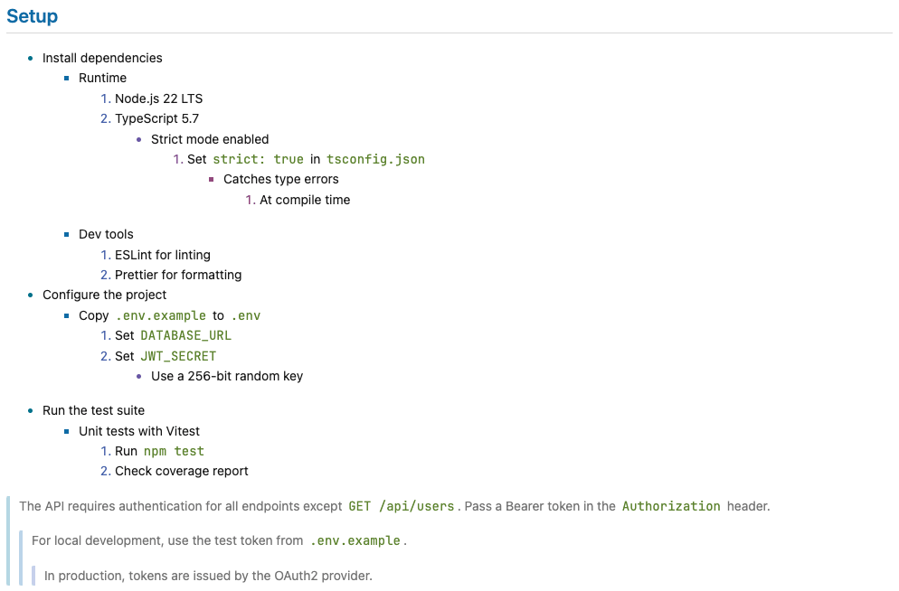 Markdown preview (light, bottom)