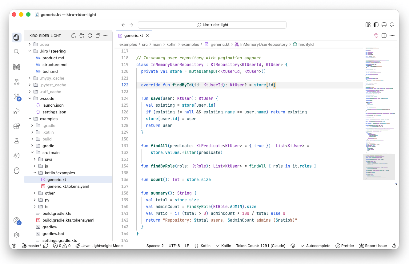 Light theme UI