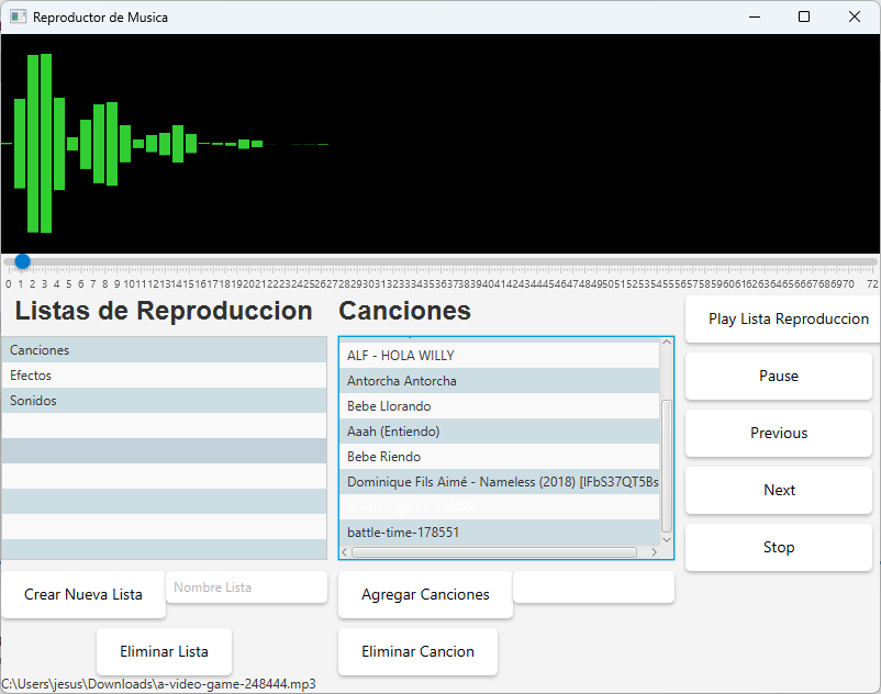 Reproductor de Música