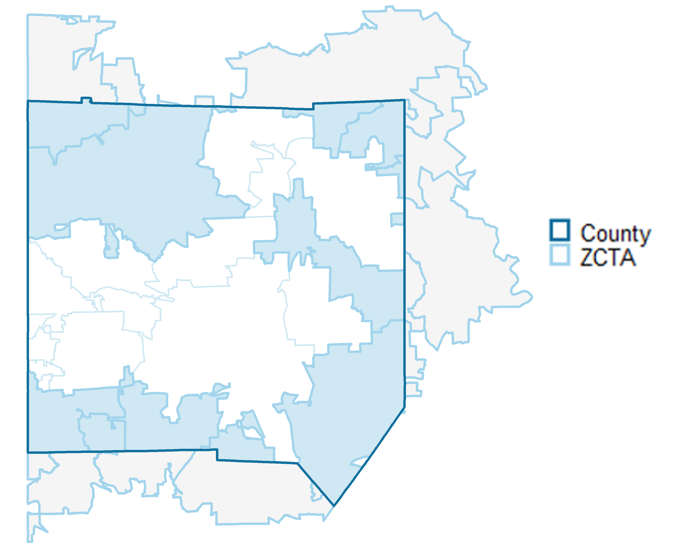 Non-nested Geographic Units