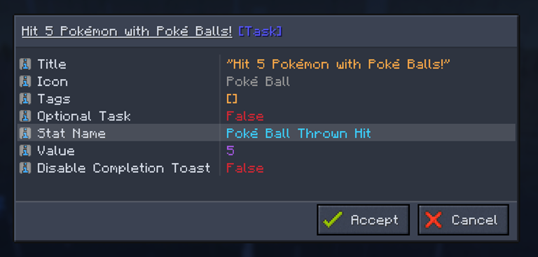 FTB Quests native integration with "Stat" quest type.