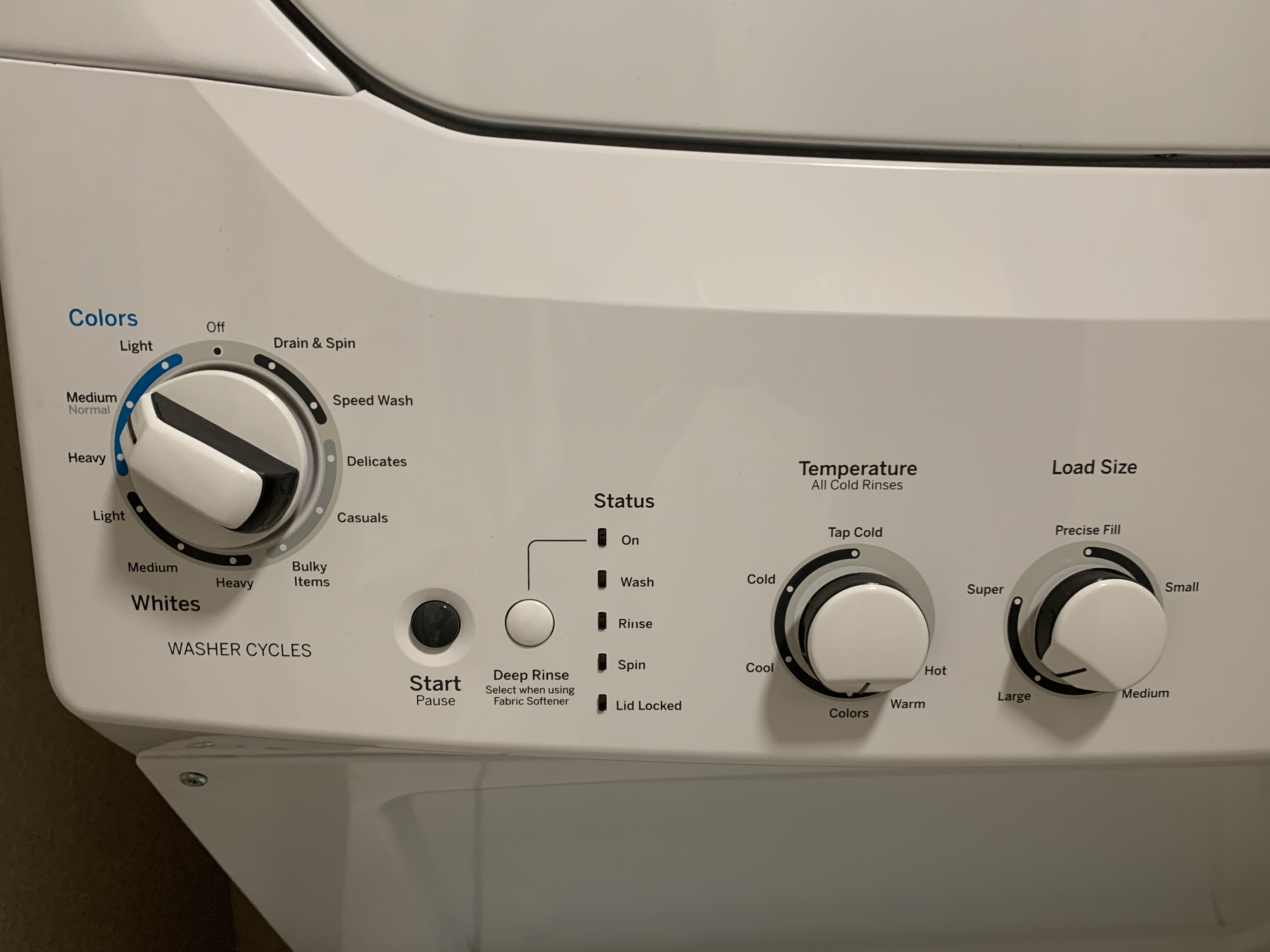 Washer Dials