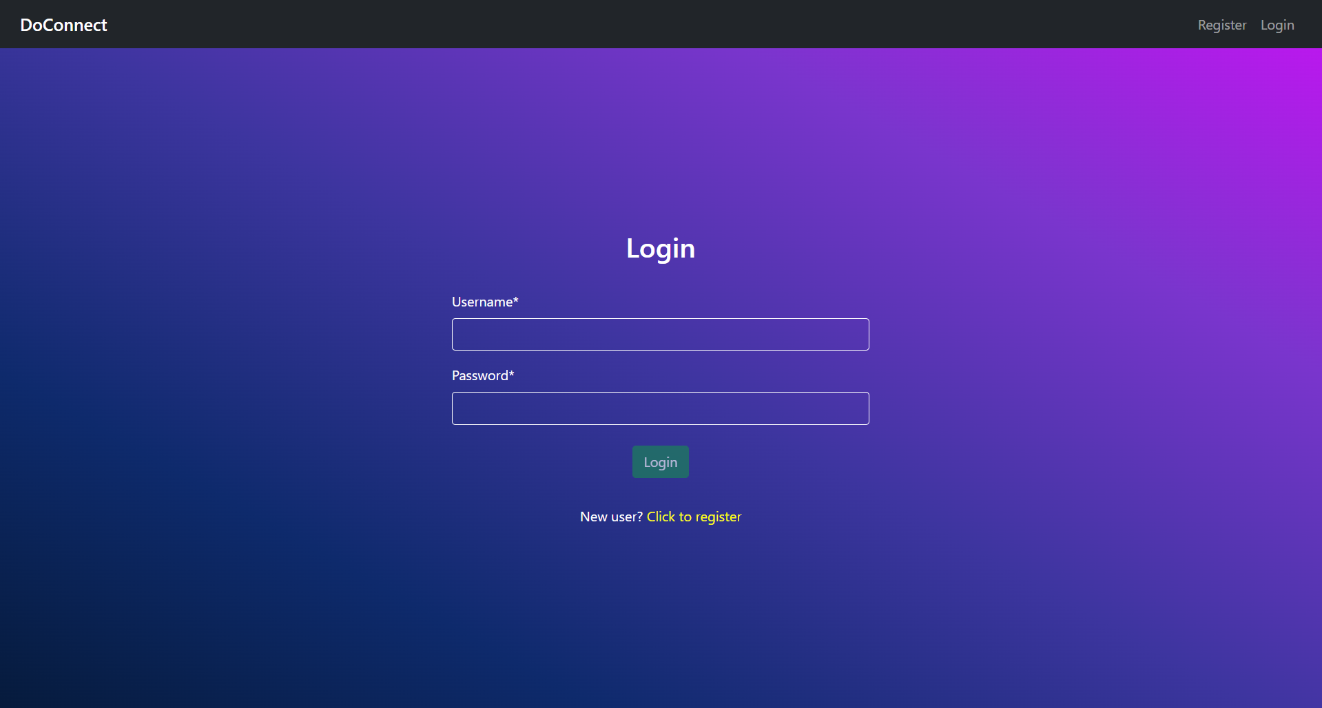 Login Page