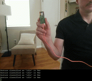 Deployed gesture recognizer