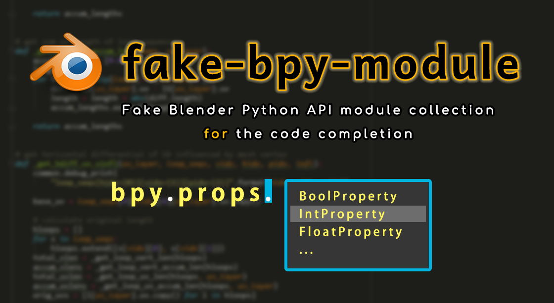 fake-bpy-module Thumbnail