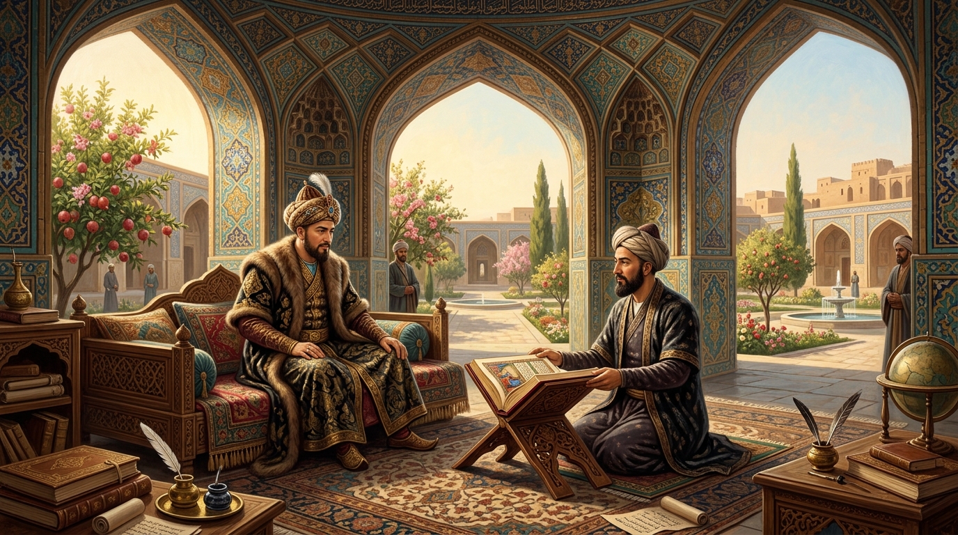 ئەلىشىر نەۋائىي ۋە سۇلتان ھۈسەيىن بايقارا ھىرات ئوردىسىدا