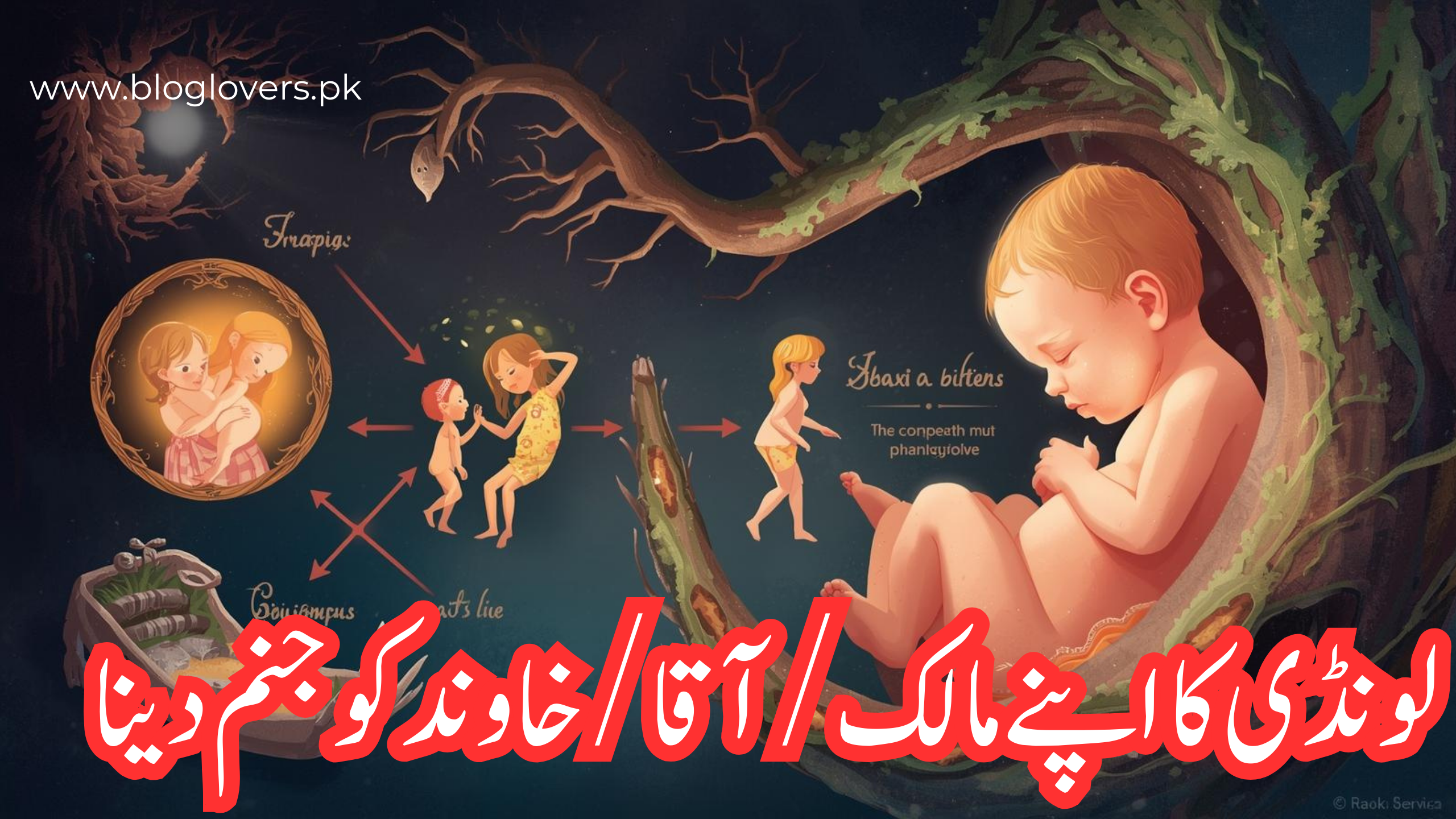 لونڈی کا اپنے مالک/آقا/خاوند کو جنم دینا