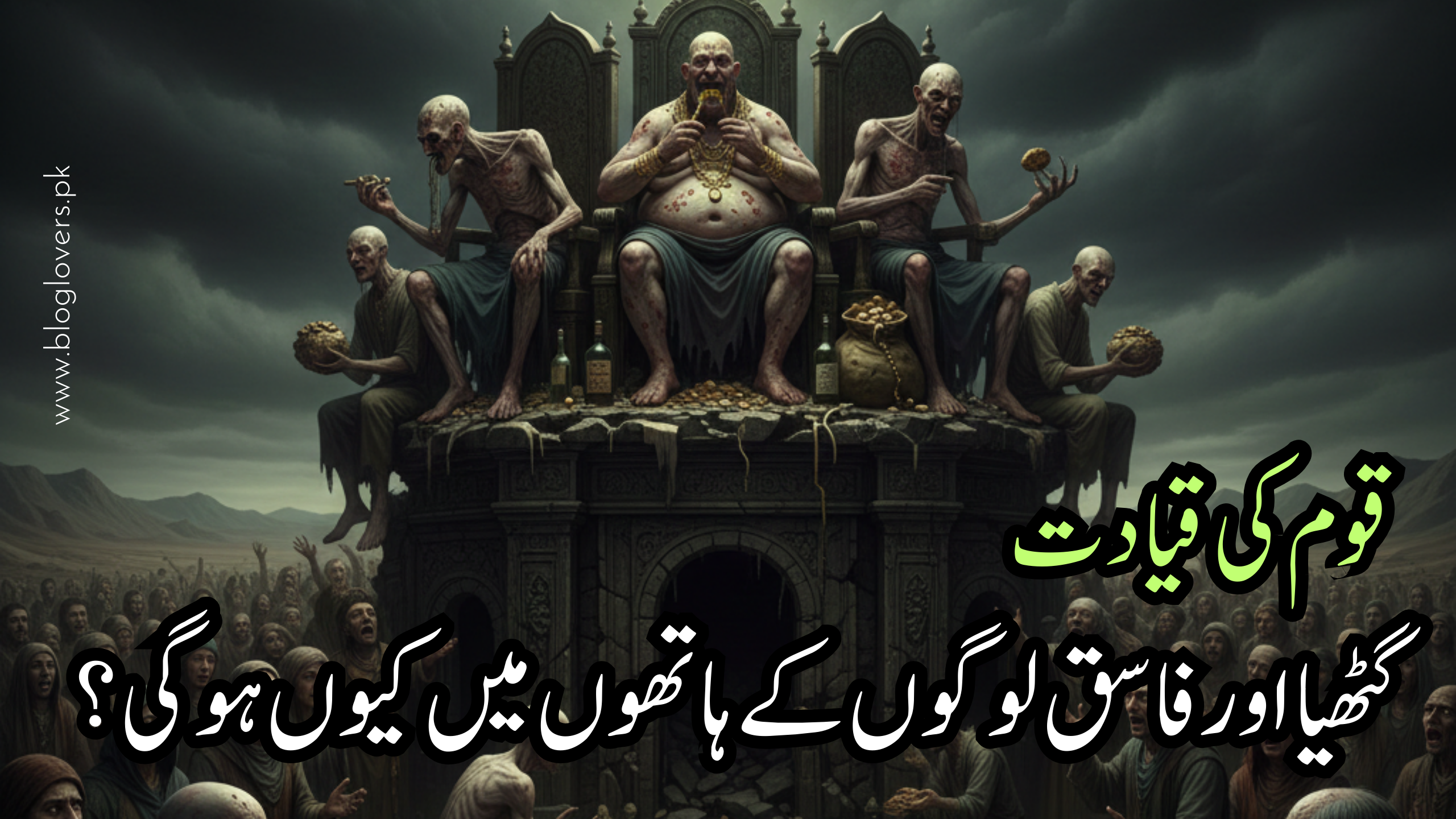 قوم کی قیادت گٹھیا اور فاسق لوگوں کے ہاتھوں میں کیوں ہوگی؟