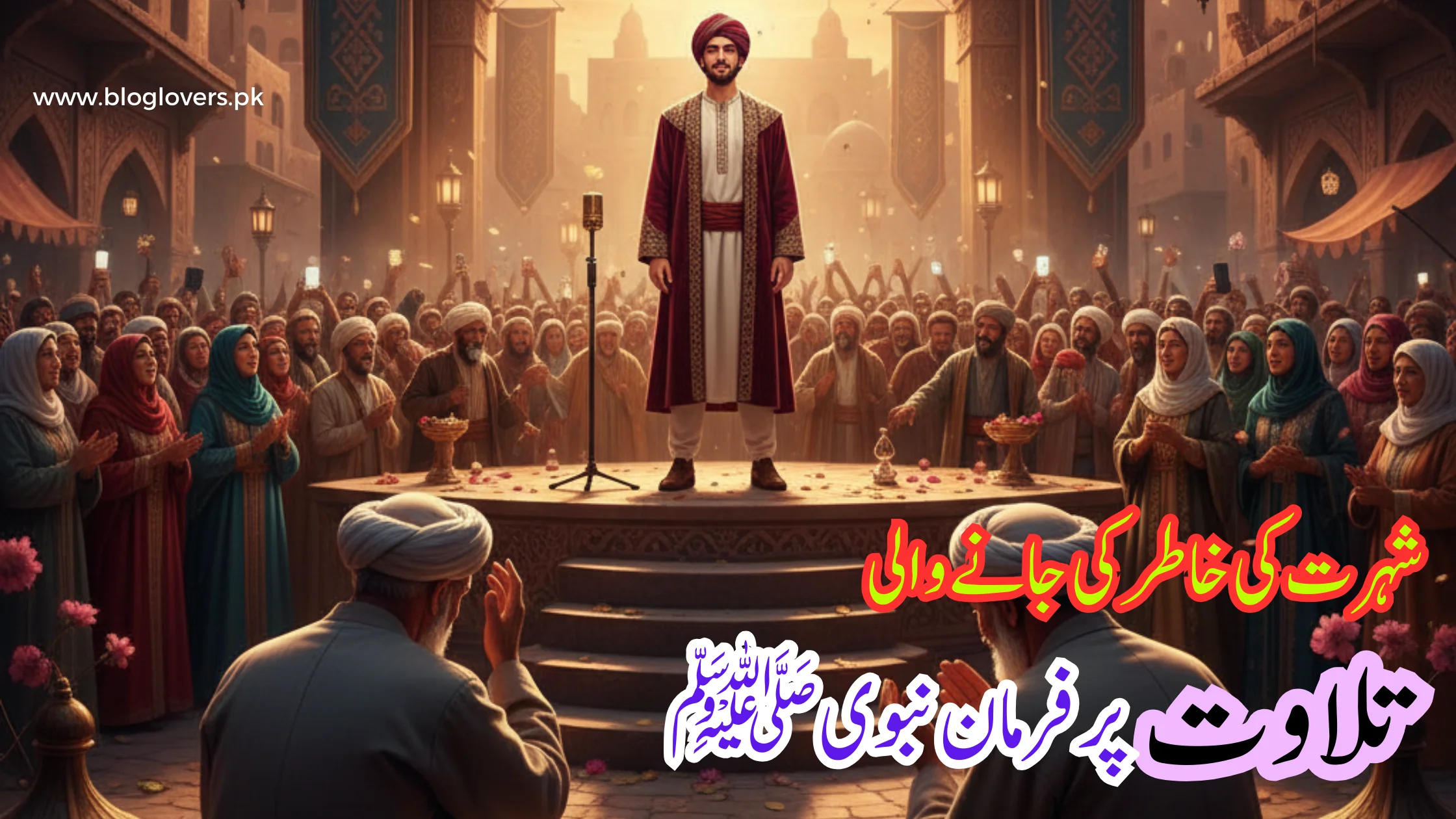 شہرت کی خاطر تلاوت پر فرمان نبویﷺ