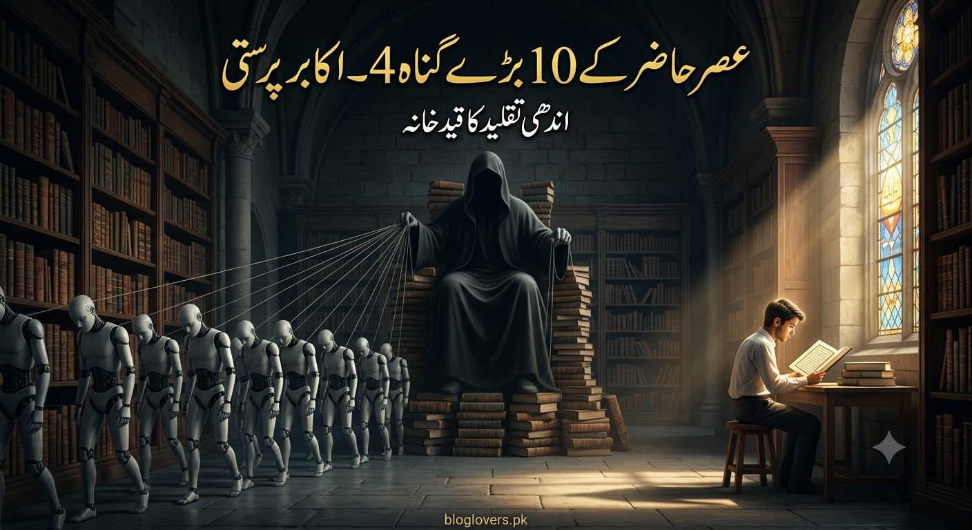 عصر حاضر کے 10 بڑے گناہ 4 - اکابر پرستی