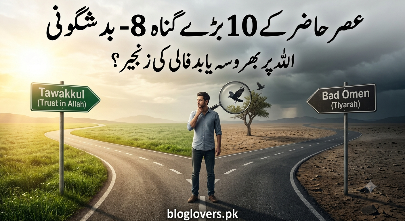عصر حاضر کے 10 بڑے گناہ 8 - بدشگونی