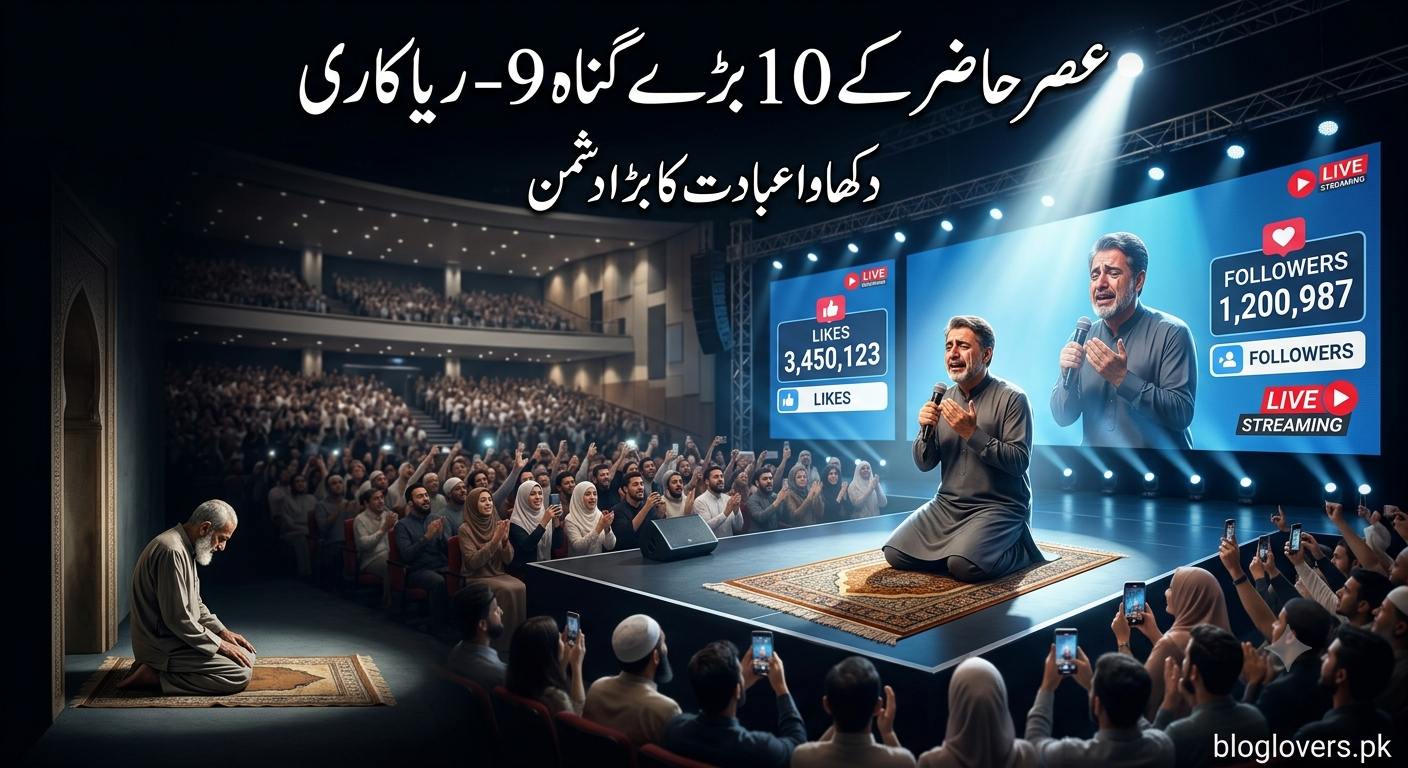 عصر حاضر کے 10 بڑے گناہ 9 - ریا کاری