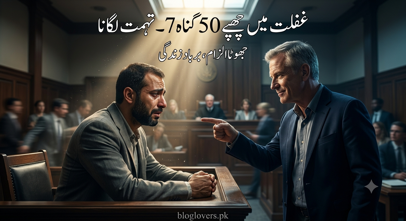 تہمت لگانا - تصویر