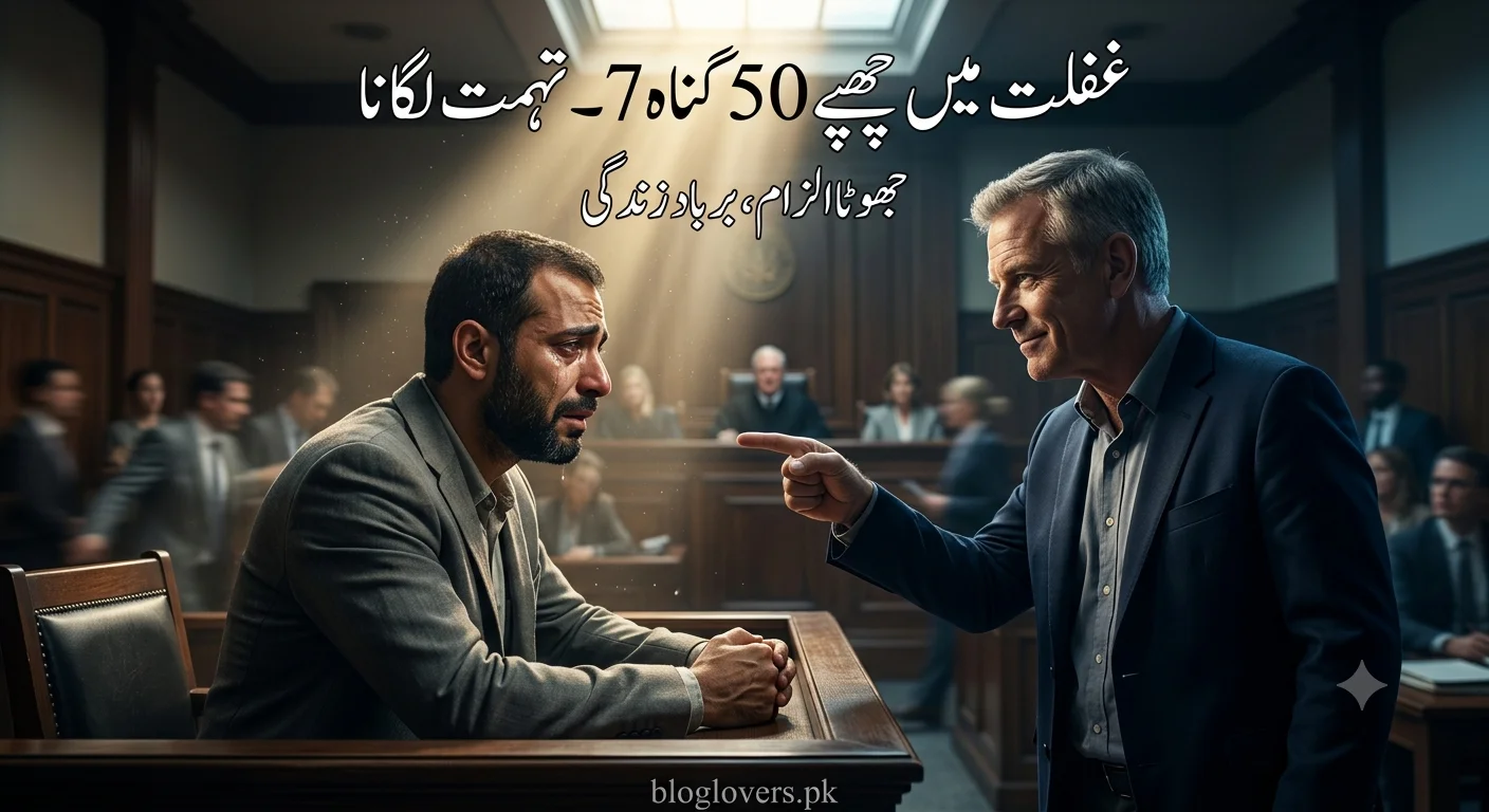 تہمت لگانا - تصویر