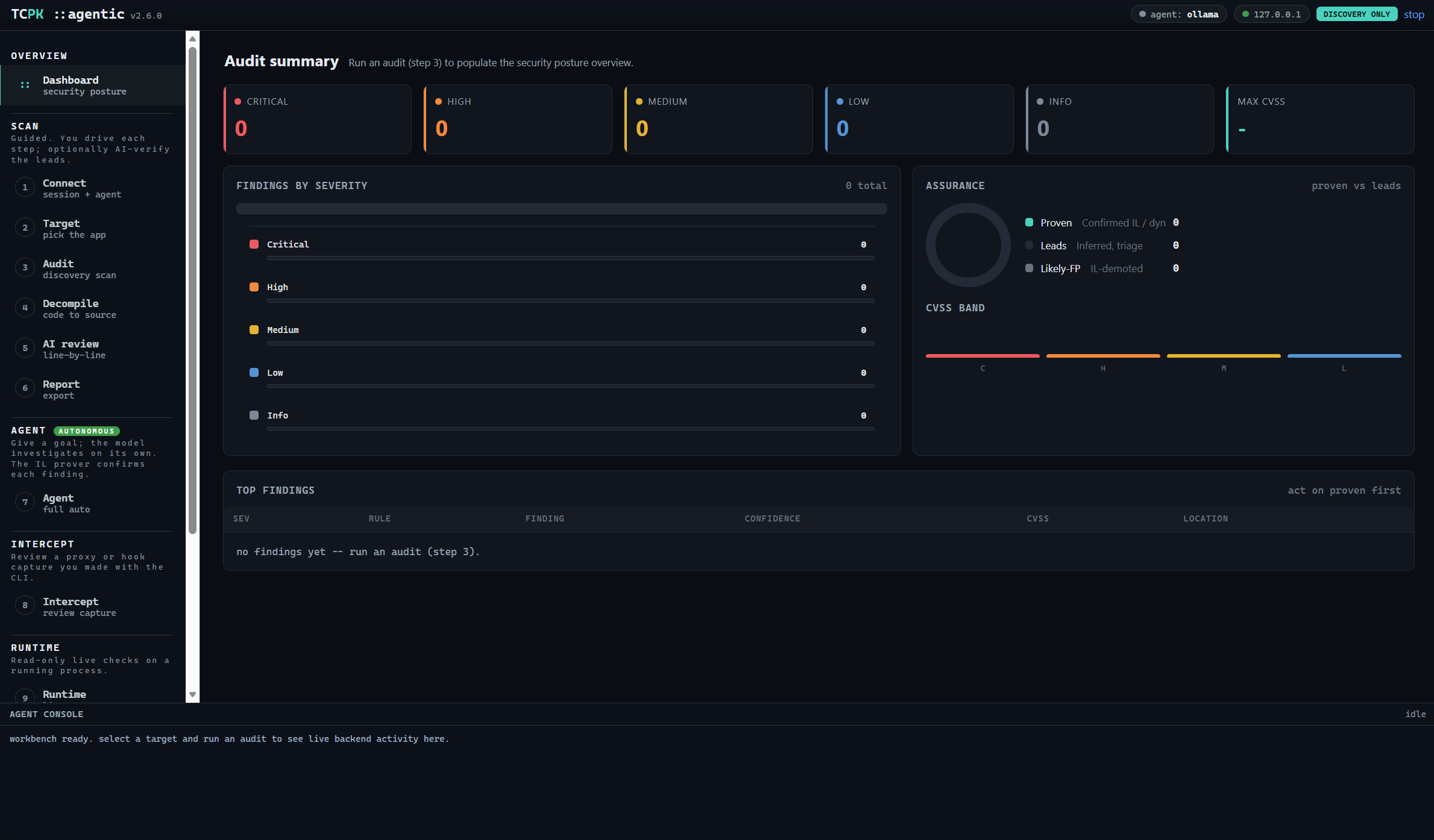 TCPK agentic AI workbench