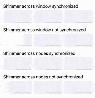 Shimmer example