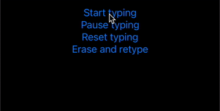 Typing example