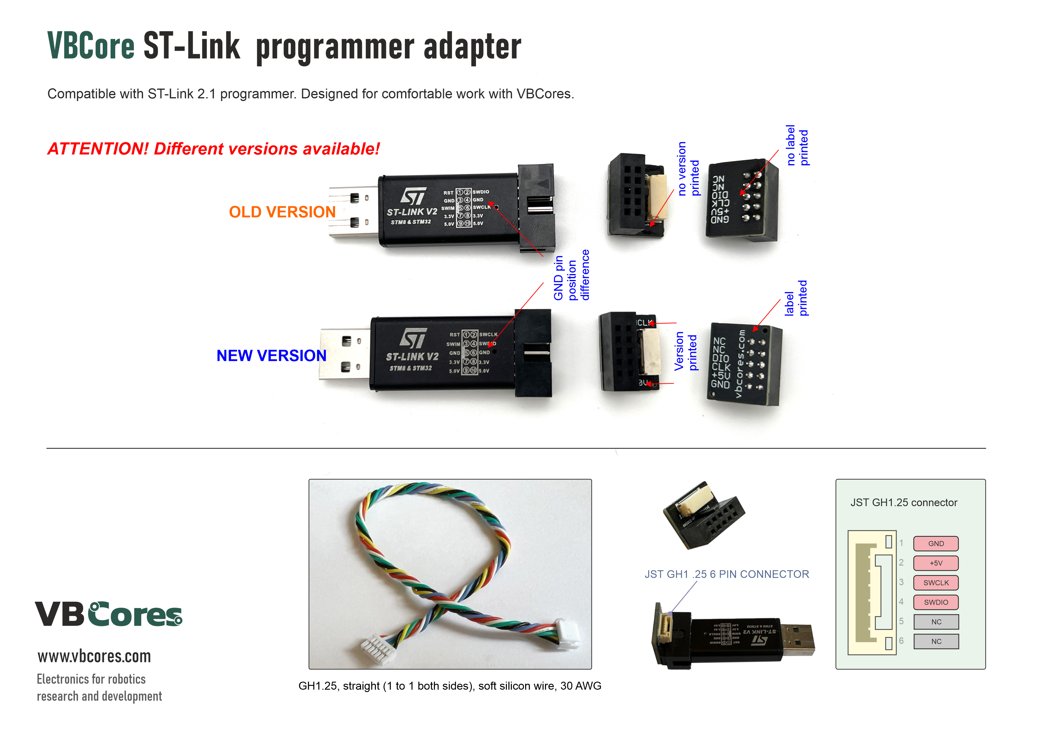 Pinout programmer adapter