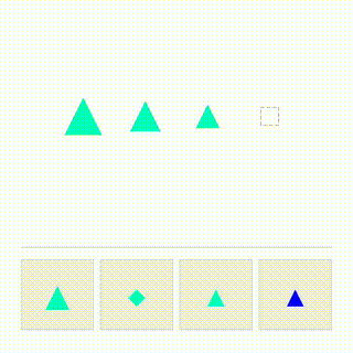 Select Next Figure Decreasing Size Sequence