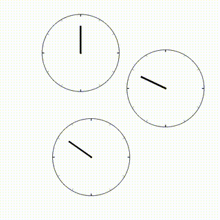 Locate Twelve O Clock Arrows