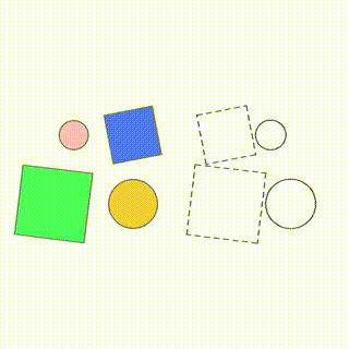 Separate Objects No Spin