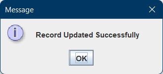 updated record screen