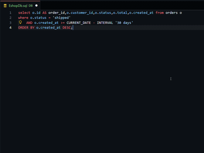 SQL autoformatting