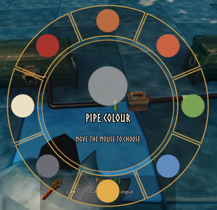 The pipe color wheel