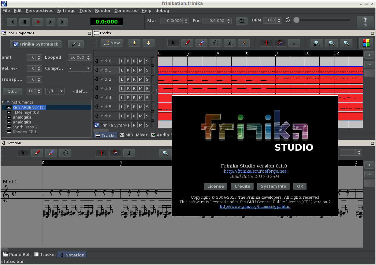 Comusika Studio Screenshot