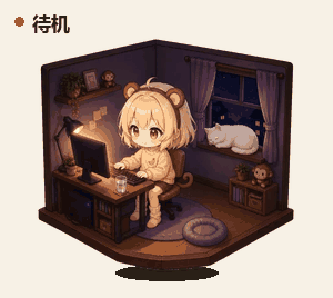 桌宠的六个状态