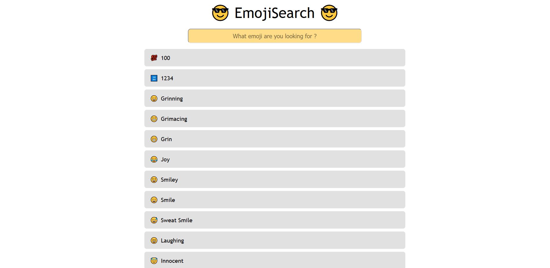 Emoji Search