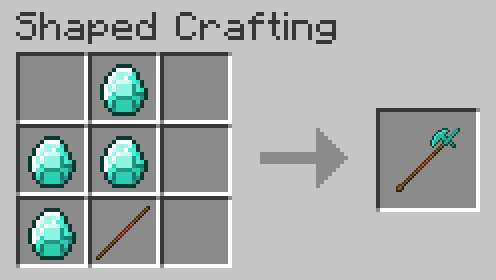 Diamond halberd recipe