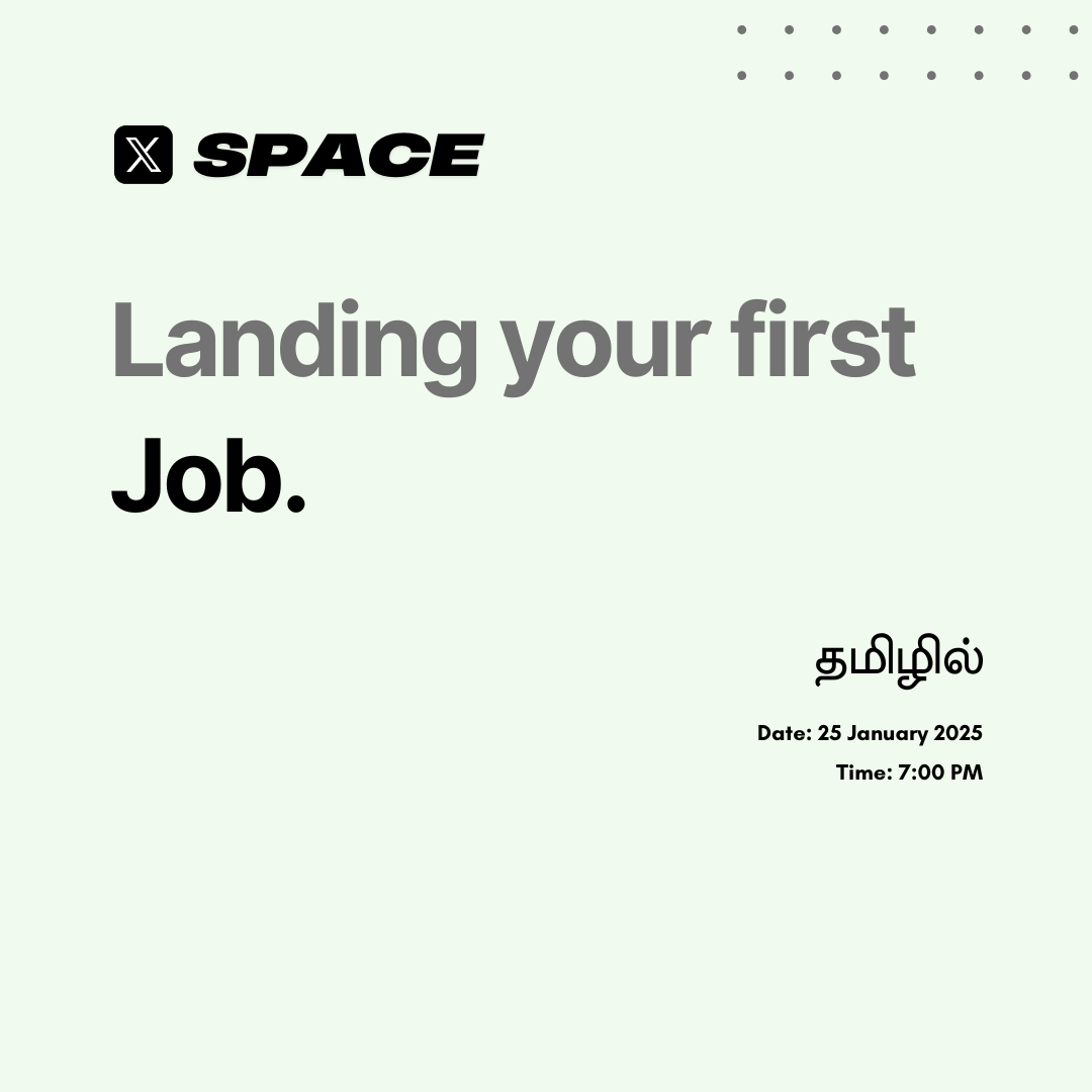 Landing your first job