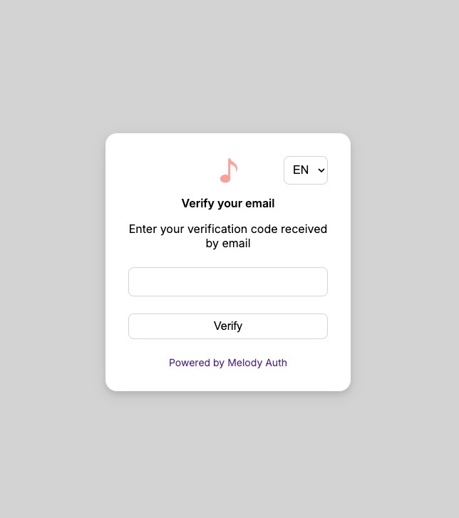 Email Verification