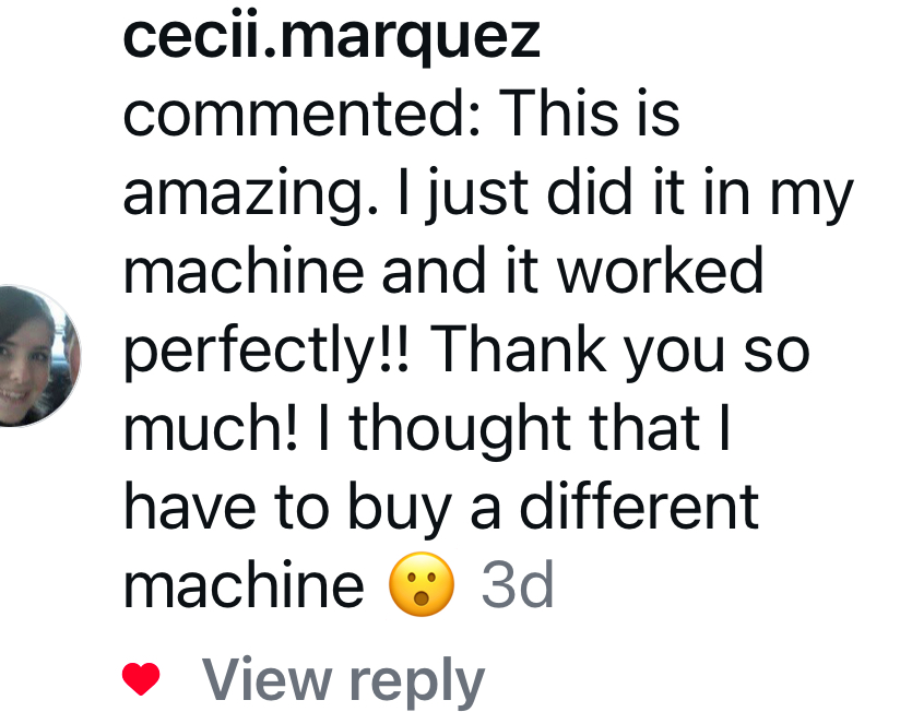Student testimonial