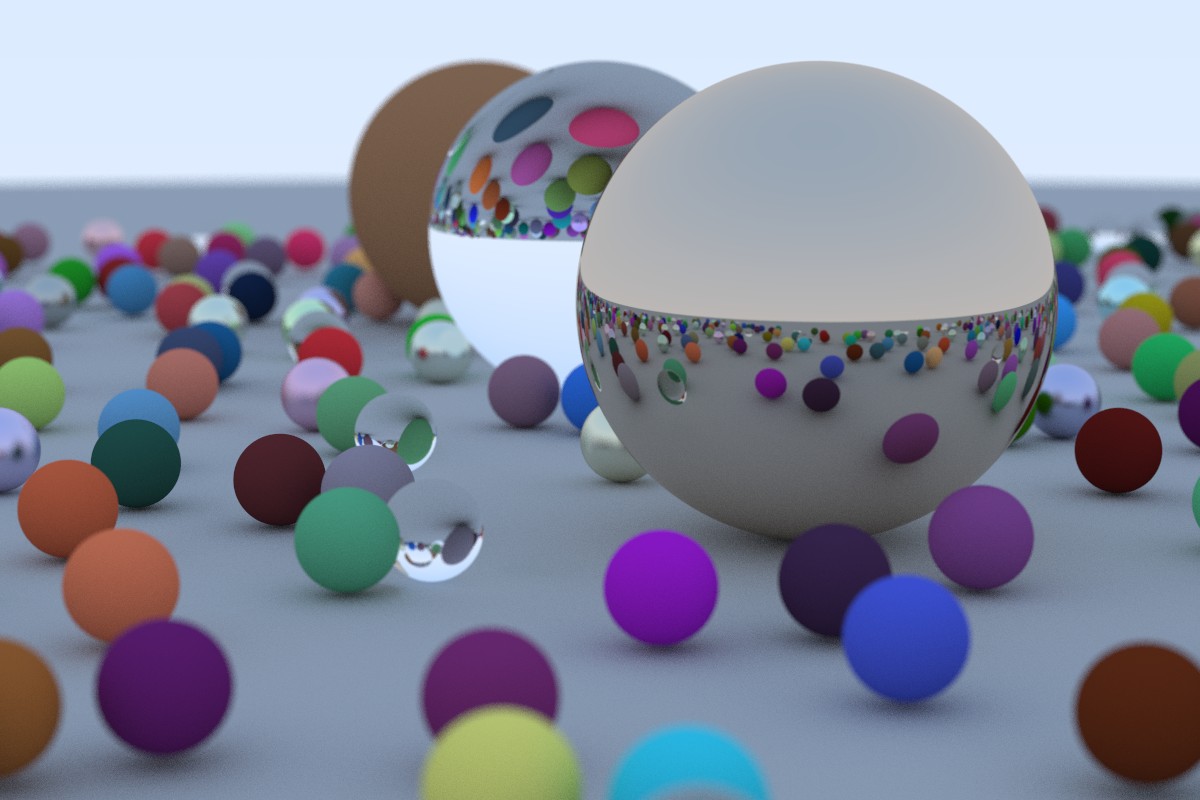 Ray-traced Scene