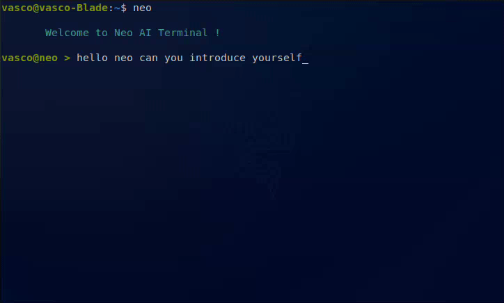 Neo AI Terminal Banner