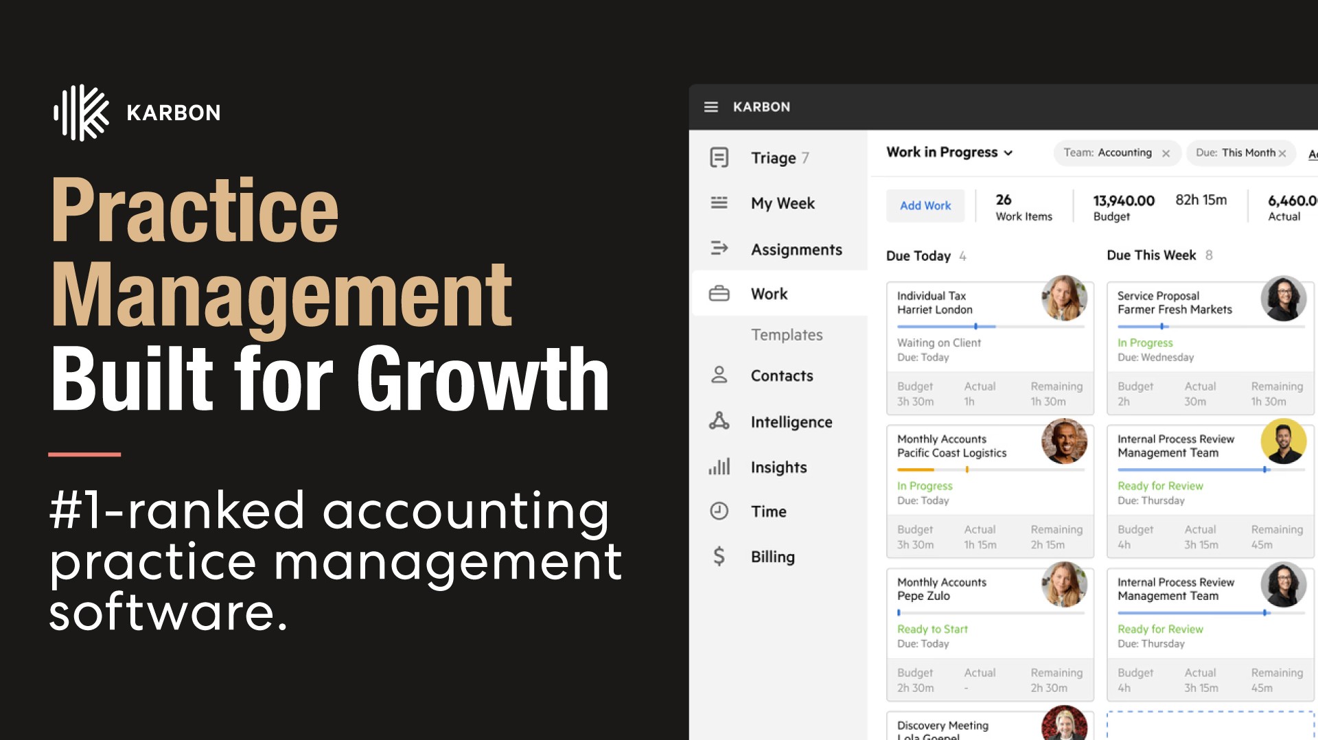 Karbon: The AI practice management platform built for accounting firms.
