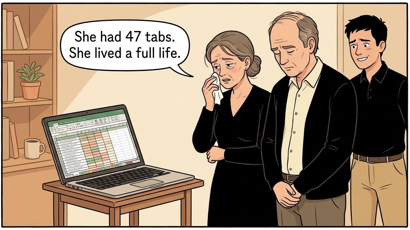 The spreadsheet was 47 tabs. We killed it.