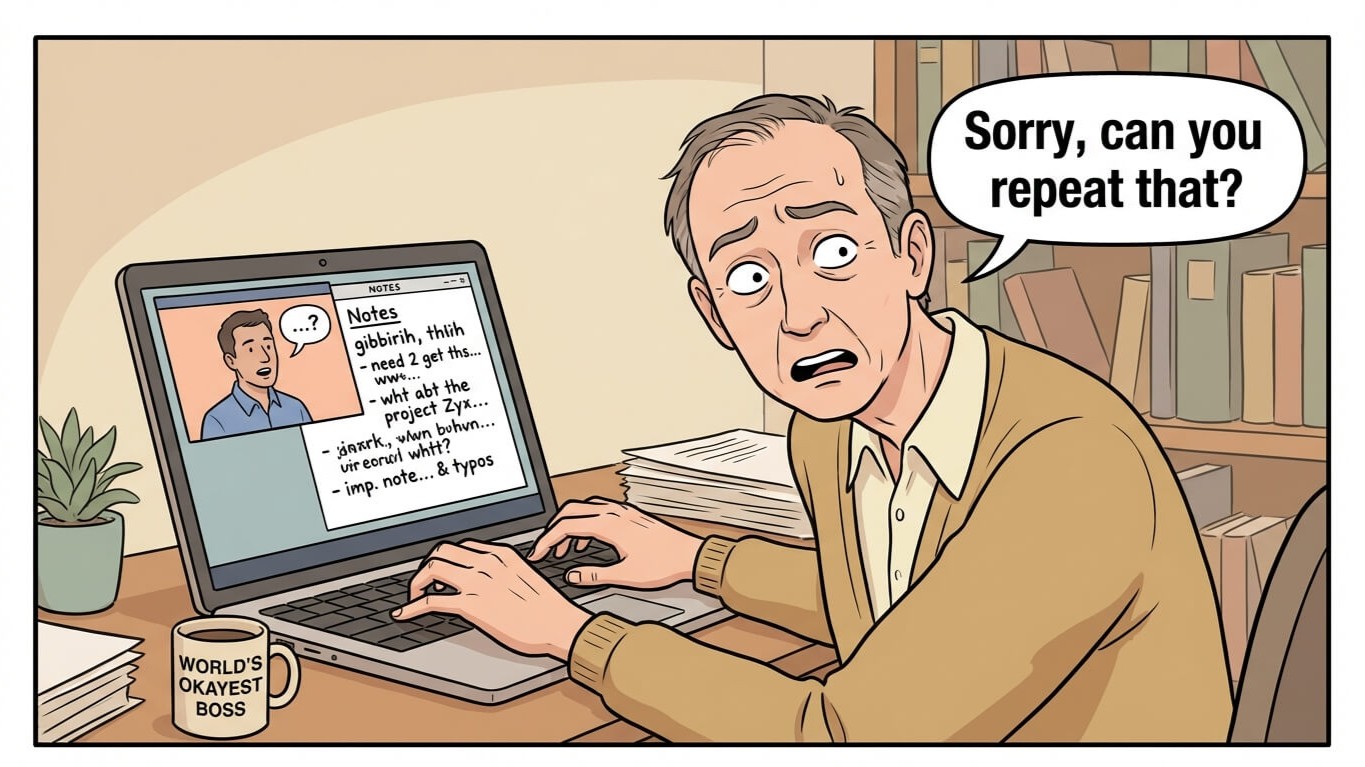 My boss thinks I'm in every meeting. I'm not.