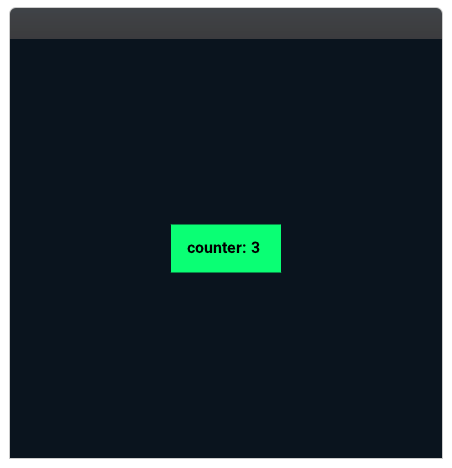 screenshot of minimal demo app