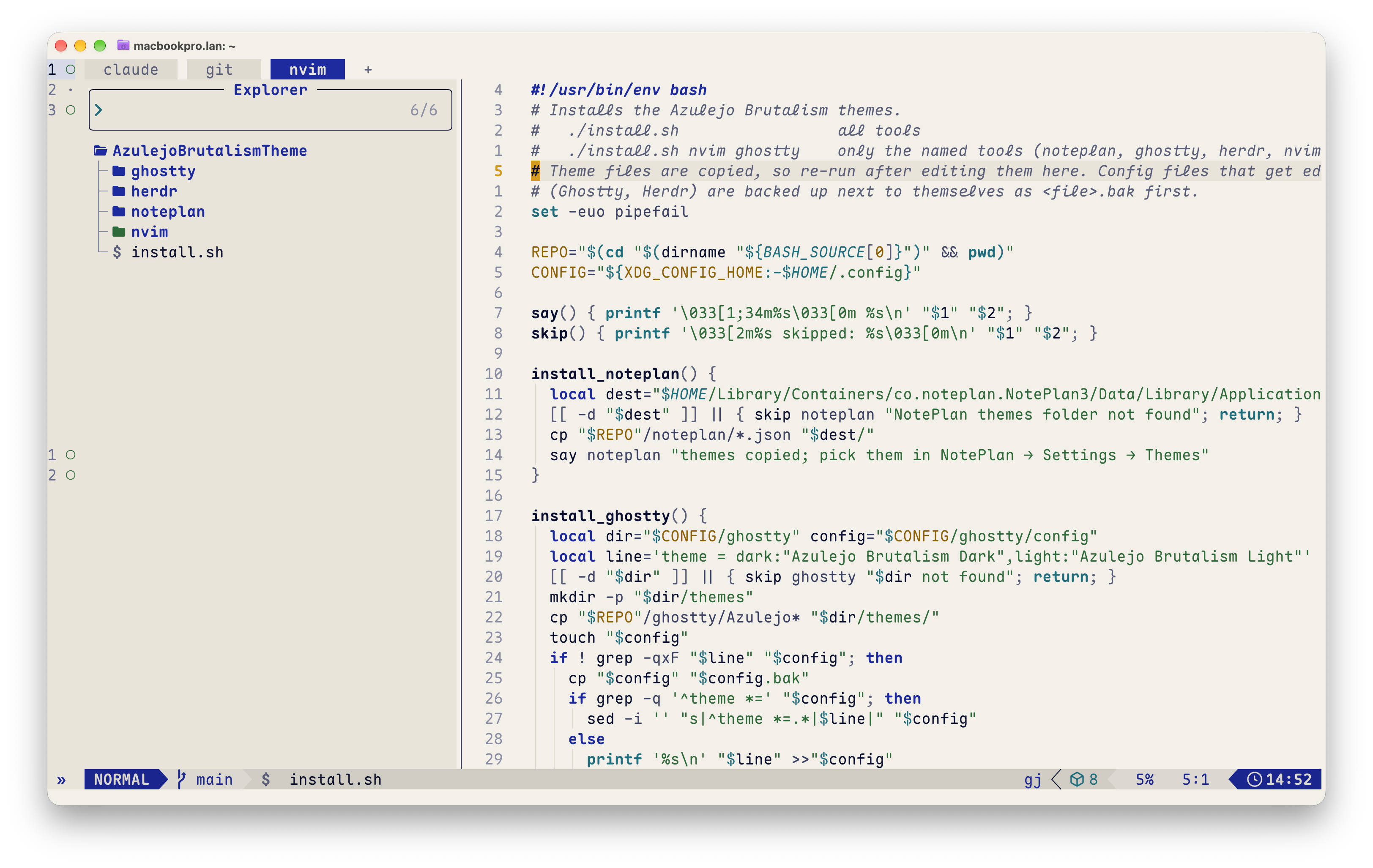 Neovim Light