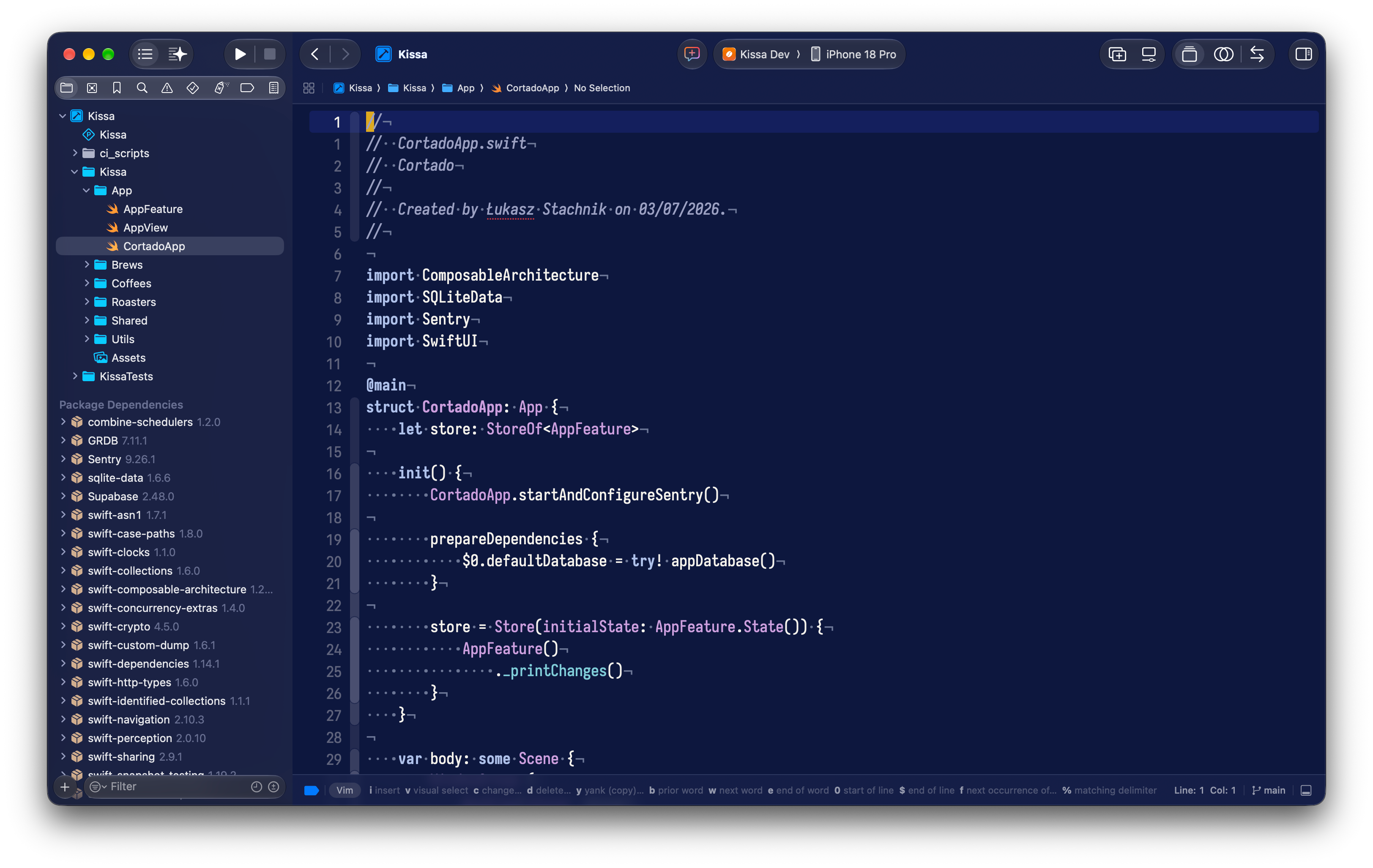 Xcode Dark